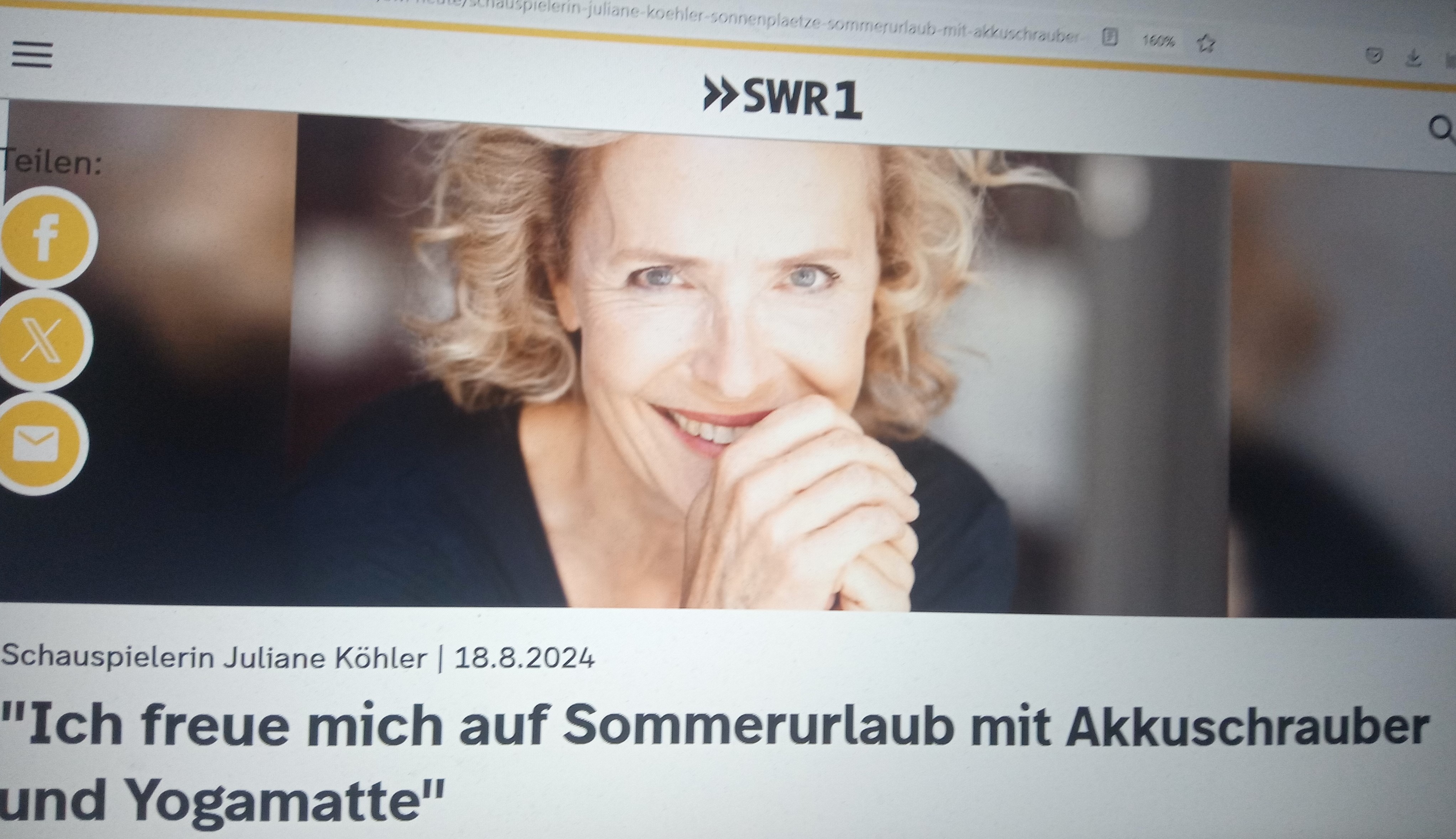 .. hatte ich in SWR1 gehört!