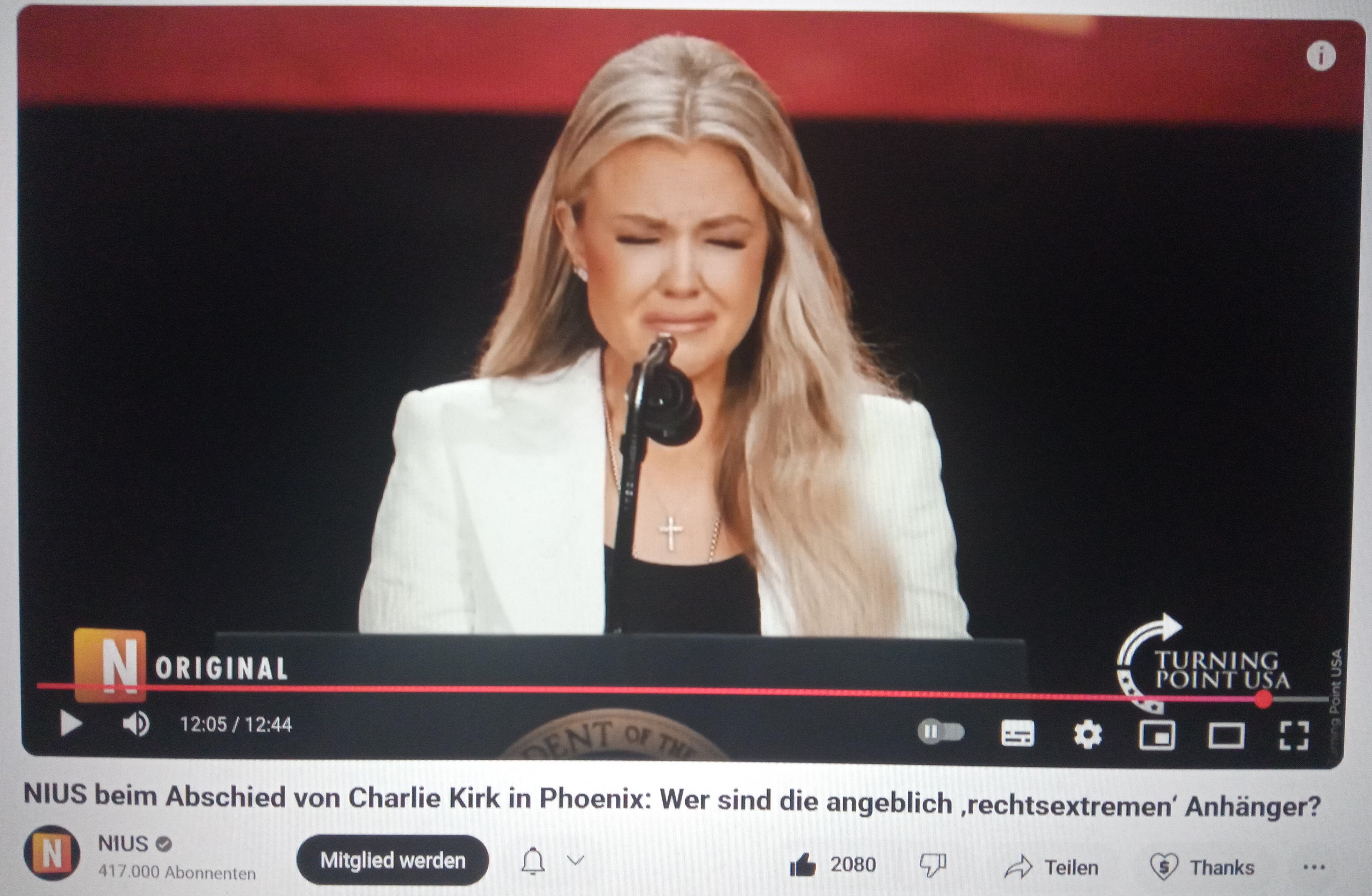 Charlie Kirk. Kein Hetzer, ein Versöhner!